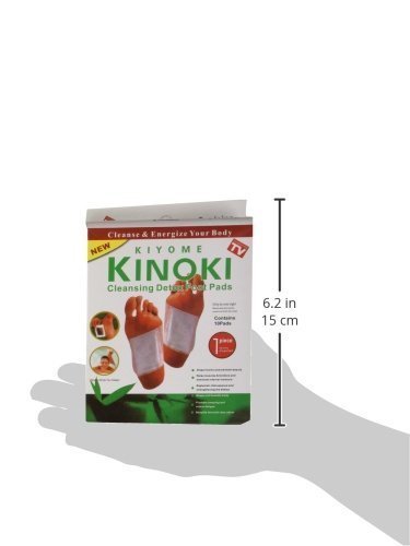 Original Kinoki Detox Foot Pads - Vital Plaster for Feet - Economy Pack of 5 = 50
