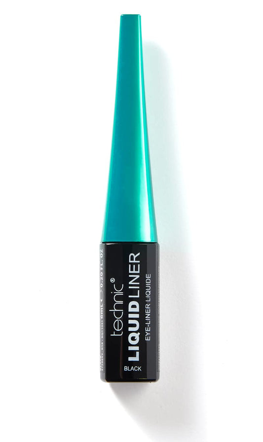Technic Waterproof Liquid Liner - High Coverage, Water Resistant & Long Lasting Liquid Eyeliner - Quick Drying Formula & Precise Brush For Expert Application