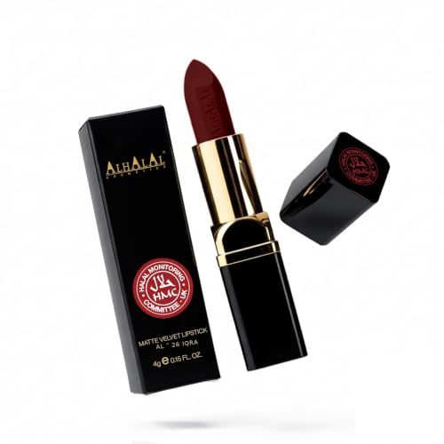 ALHALAL COSMETICS Halal Matte MATTE VELVET LIPSTICK Long Lasting up to 16h Vegan and Cruelty-Free (AL-26-IQRA)
