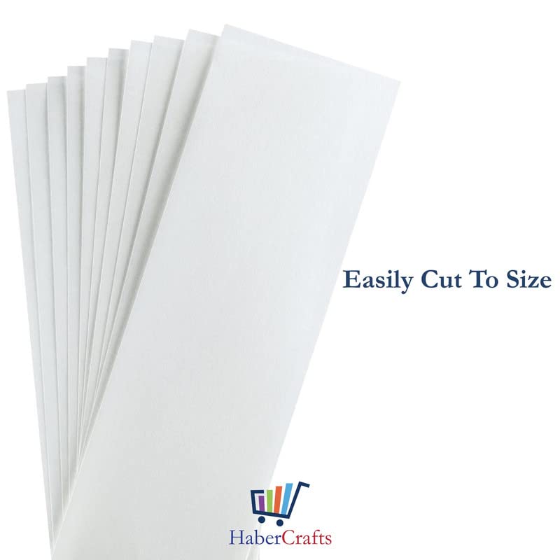 Habercrafts Blotting Paper Sheets A4 Blotting Paper for Ink Pens & Oil Blotting Sheets 300gsm Super Absorbent Blotting Paper for Arts, Crafts & Removing Excess Ink & Oil (White - A4 Sheets - 300gsm - 10 Sheets)