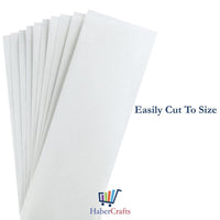 Habercrafts Blotting Paper Sheets A4 Blotting Paper for Ink Pens & Oil Blotting Sheets 300gsm Super Absorbent Blotting Paper for Arts, Crafts & Removing Excess Ink & Oil (White - A4 Sheets - 300gsm - 10 Sheets)