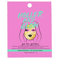 Holler & Glow Holler and Glow Go For Golden, Gold Glitter Hydrogel Face Mask