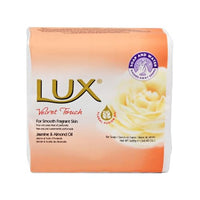LUX Lux Velvet Toch - Jasmone & Almond Oil Soap x 4 Bars