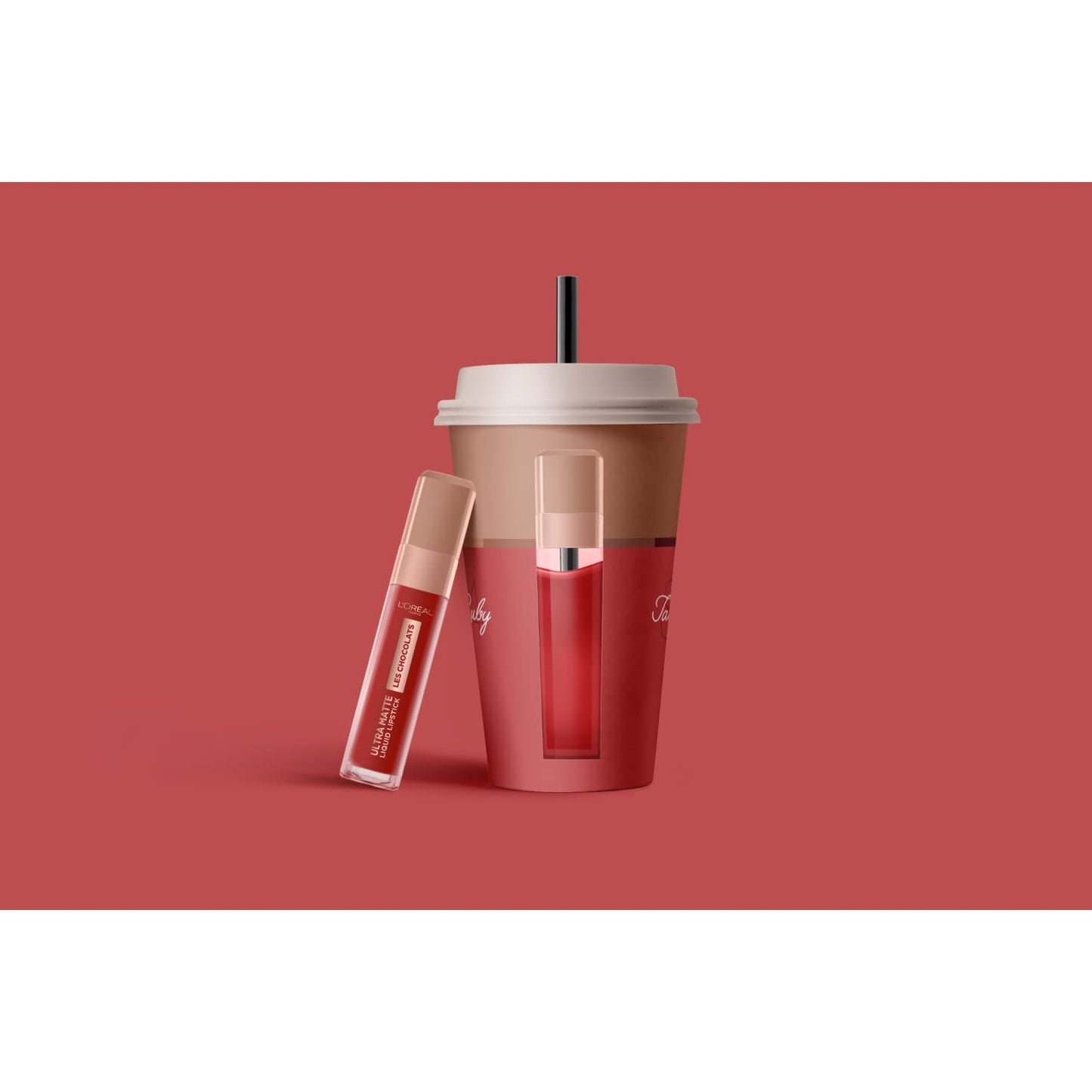 L'OREAL PARIS L'Oreal Paris Les Chocolats Ultra Matte Liquid Lipstick 864 Tasty Ruby