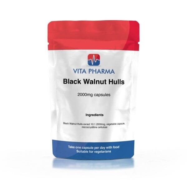 Vita Pharma VITA PHARMA Black Walnut Hulls 2000mg 120 Capsules