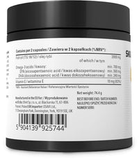 Skill Nutrition Omega 2000-60 softgels | 2000 mg Omega-3 Fish Oil | 800 mg EPA + 400 mg DHA per Serving | Ultra-Pure | No Fishy Aftertaste | Supports Heart, Brain, Vision