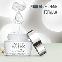 Lotus Herbals WhiteGlow Skin Whitening And Brightening Gel Cream | SPF-25 | 60g