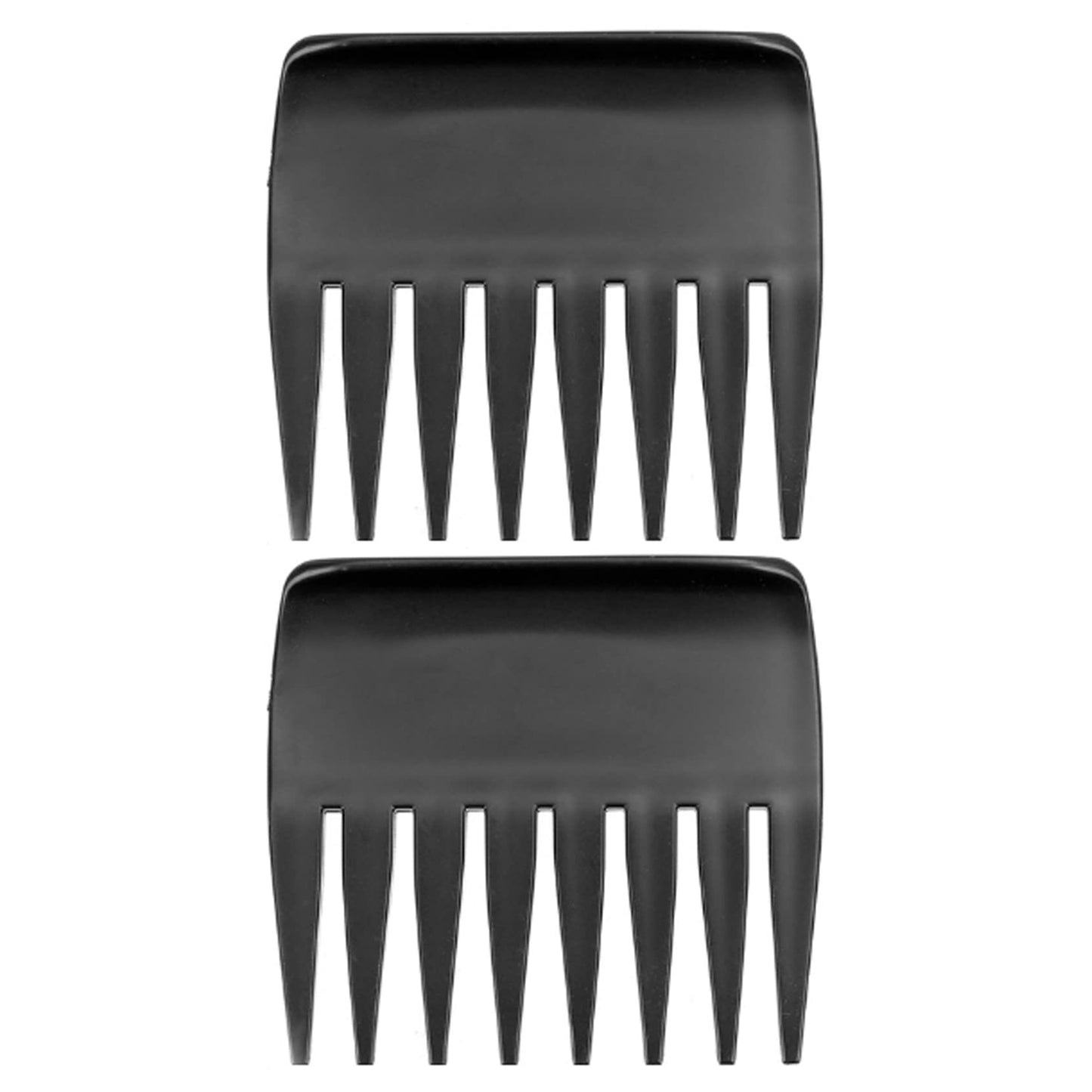 AIRERA 2 Pieces Professional Pompadour Streaker Afro Hair Combs, Mens Slickback Styling Comb, Wide Tooth Wet Pick Hair Beard Comb, Anti-Static Heat Resistant Hairdressing Shower Comb for Men Salon (B)