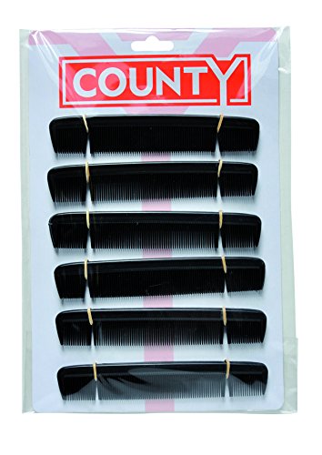 Duralon County Gents Comb 6" Card 12