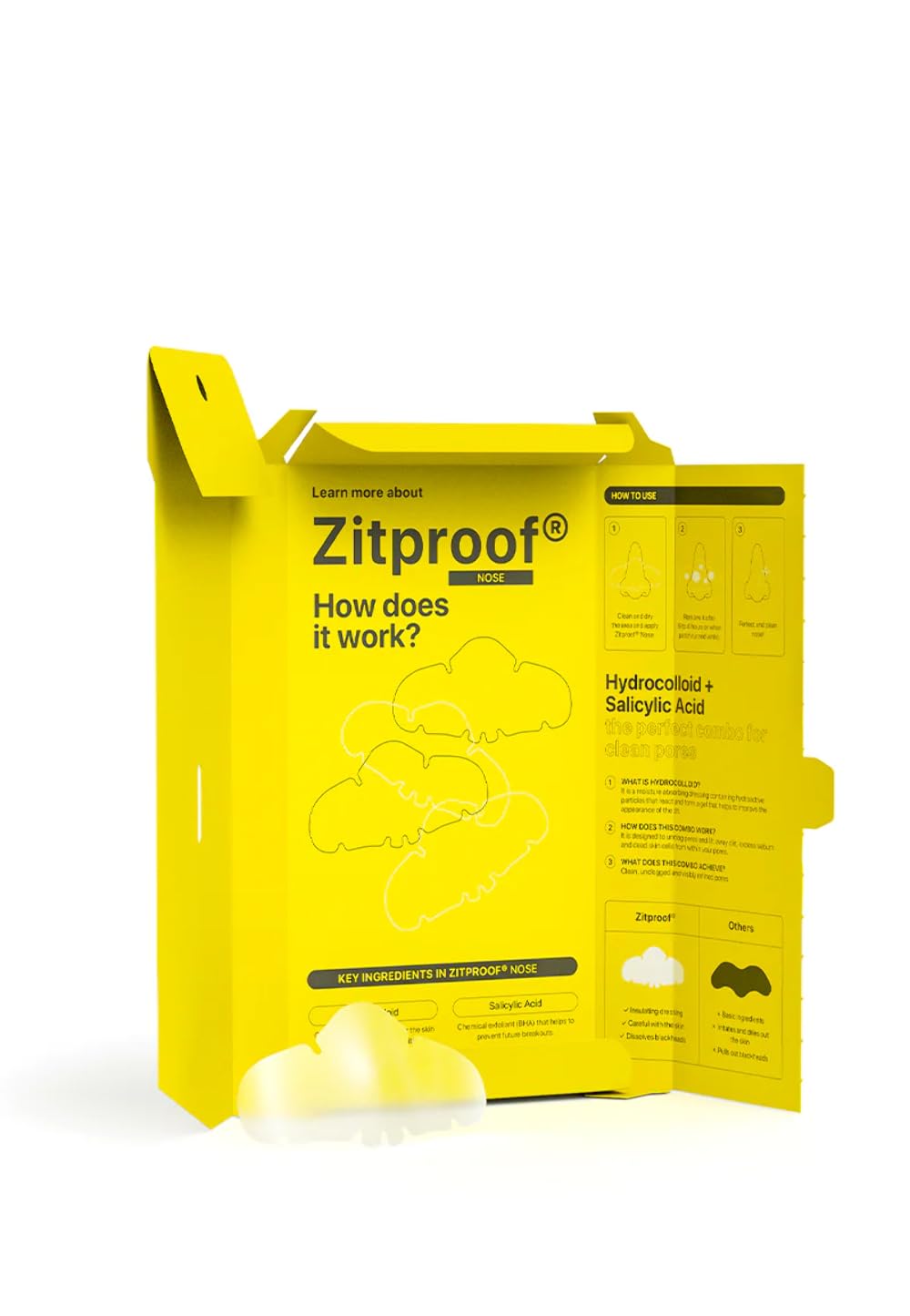 Acnemy ZITPROOF® NOSE - Hydrocolloid patches for nose