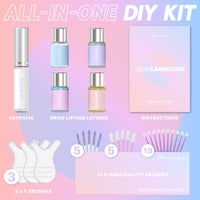 BEAU LASHES Brow Lamination Kit by Beau | Professional Eyebrow Lamination Kit with Keratin Conditioning | Instant DIY Eye Brow Lift Kit for Fuller, Thicker, Beautiful Brows | Easy to Use & Long Lasting Results