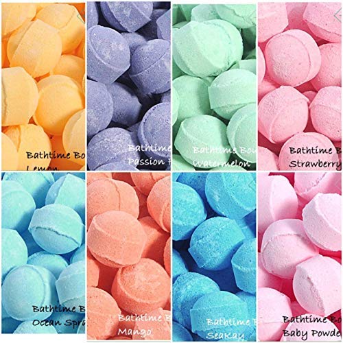 Bathtime Boutique 50 Mixed Chill Pill Mini Marble Bath Bombs. Perfect gifts for the kids