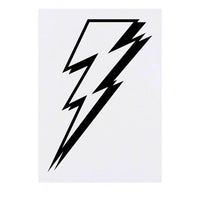 Azeeda Large 'Lightning Bolt' Temporary Tattoo (TO00042218)
