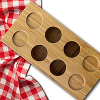 Desert Dress Japanese Bamboo Compressed Hygiene Towel Tray Holder (Tray for 4)