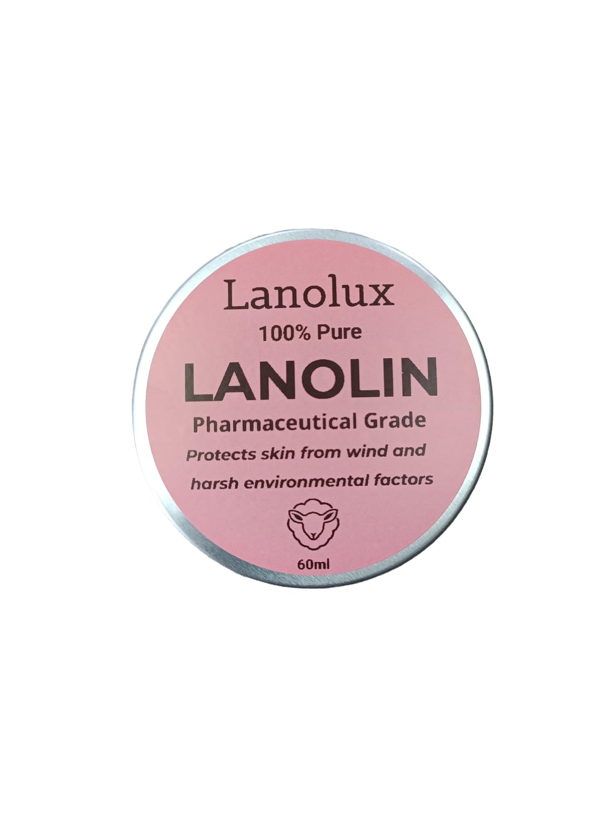 DiiD Lanolin Pure Cream, Hand Cream, Lip Balm, Nipple Soothing Moisturizer for Cracked Or Sore Skin 60ml Lanolin Anhydrous Pharmaceutical Grade