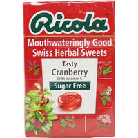 (3 PACK) - Ricola - Cranberry SF Lozenges Box | 45g | 3 PACK BUNDLE