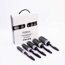 Pack Termix Evolution Basic - Hairbrushes for Normal Hair with ionized bristles for Hair of Medium Thickness- It Includes 5 diameters Ø 17, 23, 28, 32 y 43 mm