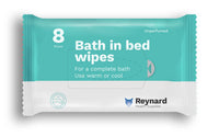 Reynard Health Supplies Reynard Bath in Bed Wipes - 33cm x 23cm (Pack of 8)