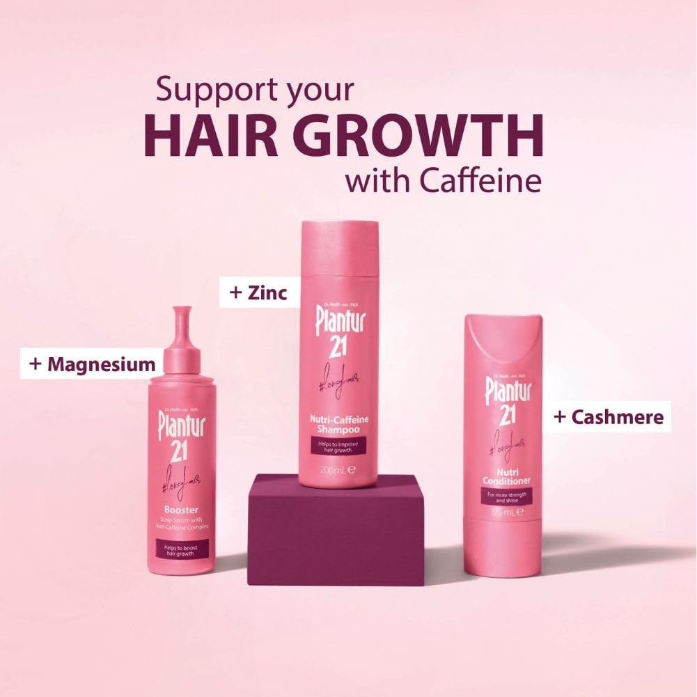Plantur 21 longhair 200ml Shampoo and 175ml Conditioner Set for Long and Brilliant Hair | Improves Hair Growth and Repairs Stressed Hair | No Silicones