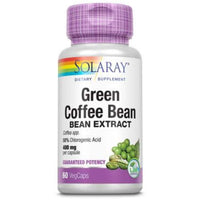 SOLARAY Guaranteed Potency Green Coffee Bean Extract, Veg Cap (Btl-Plastic) 400mg | 60ct