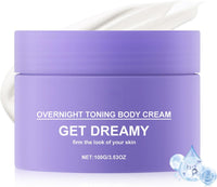 Generic Overnight Toning Body Firming Cream, Get Dreamy Overnight Toning Whip,Bodys Firming Whip, Anti-Wrinkle Skin Tightening Gel, Body Firming Whips for All Skin Types - 3.53floz
