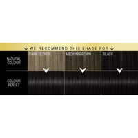 Schwarzkopf Oleo Intense Black Hair Dye, 3-Pack Permanent Oil Colour, No Ammonia, Covers Greys, Black 1-10