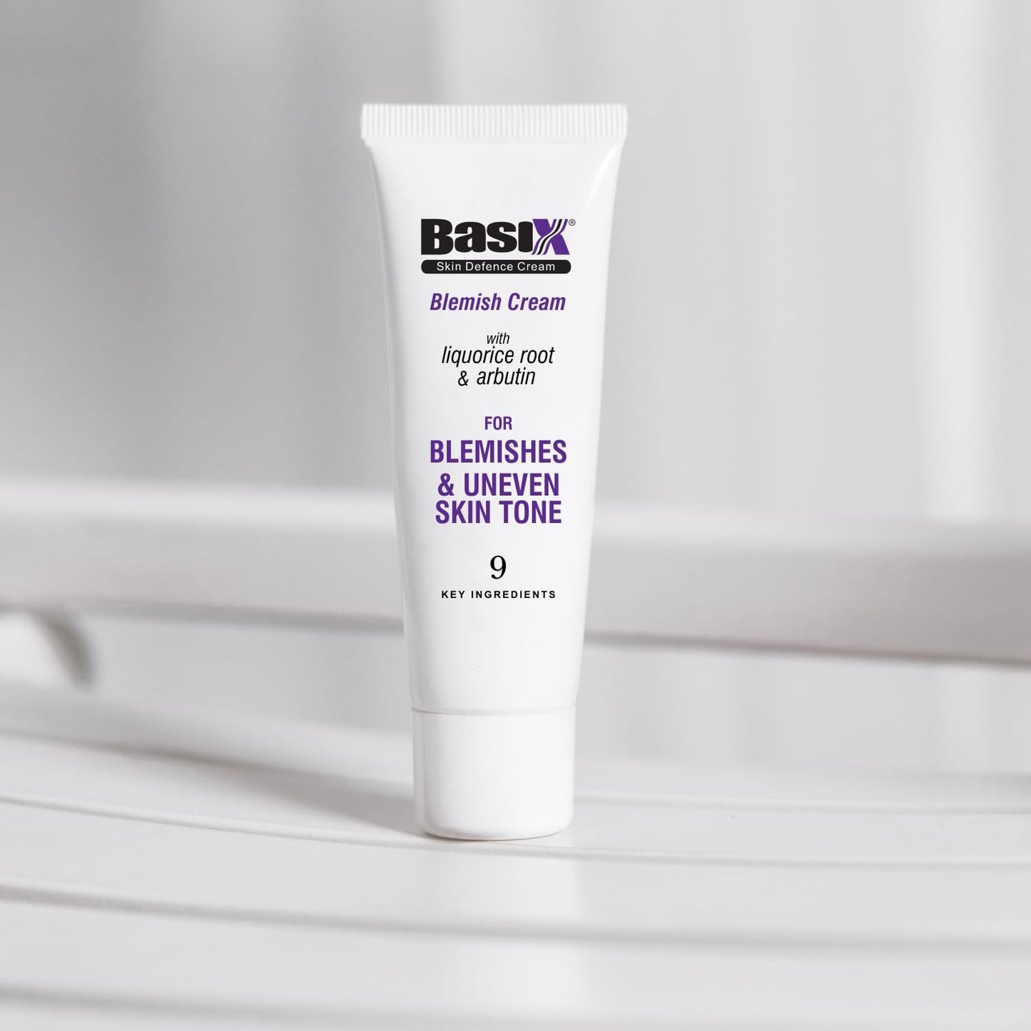 Basix Skin Defence Cream Blemish Cream with Liquorice and Arbutin for Fading Blemishes, Liver Spots and Uneven Skin Tone - 75ml