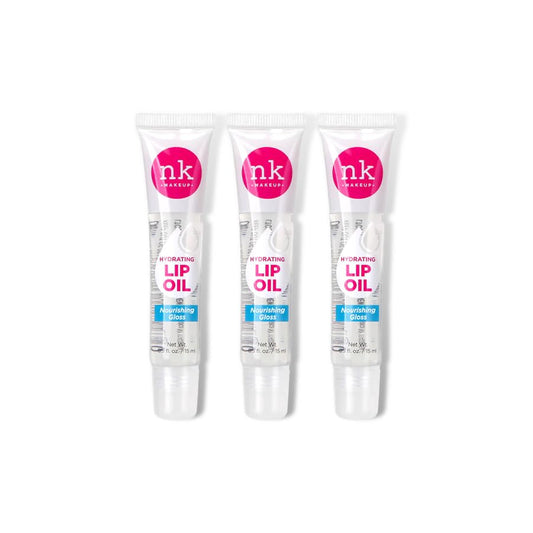 NK lip gloss gel 15ml Vitamin E, Shiny, Nourishes, Lip gel (Lip Oil, Pack Of 3)
