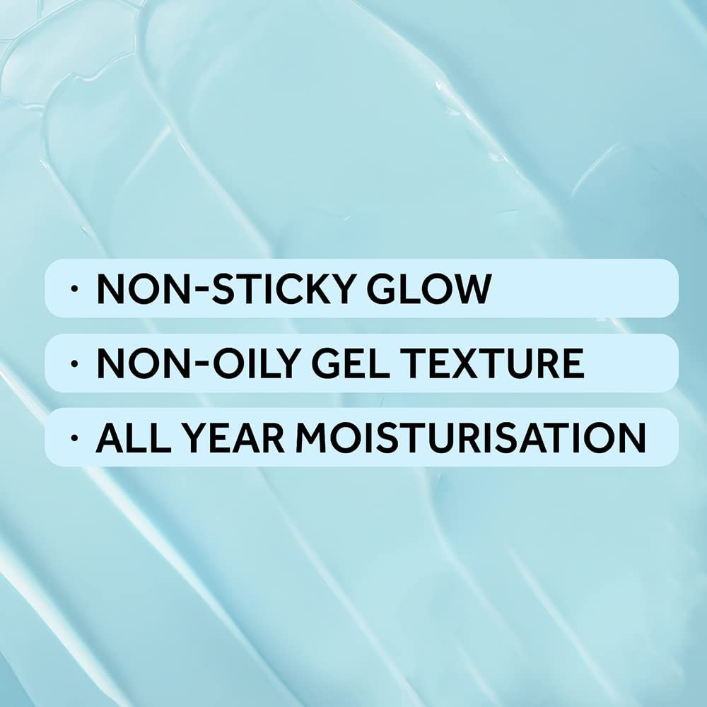 Loman PONDS Super Light Gel Oil Free Face Moisturizer 49 g, With Hyaluronic Acid & Vitamin E for Fresh Glowing Skin & 24 hr Hydration - Daily Use