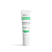 Face Facts Ceramide Eye Cream; Hydrates delicate skin; Strengthens skin barrier, reduces puffiness and dark circles; 5 Ceramides, Hyaluronic Acid, soothing Oats, Glycerin and Vitamin E; 15ml
