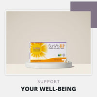 SunVit-D3 High Strength Vitamin D 2500iu Capsules - Cholecalciferol Vitamin D Capsules Support the Maintenance of Bone, Teeth, Muscle & Immune System | UK Made & GMP Approved - D3 Vitamins 28 Capsules