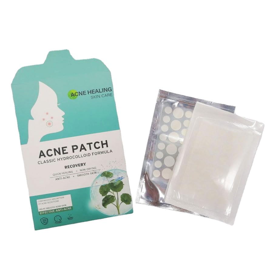 Generic Vivid Acne Patches - Pack of 36 Translucent Hydrocolloid Pimple Patch Spot Treatment Stickers (Tea Tree Oil) for Face and Body- Fast-Acting, Vegan & Cruelty Free Skin Care