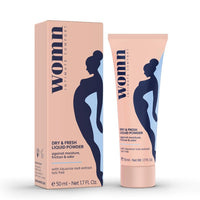 womn Liquid Body Powder for Women – Against Sweat, Chafing & Odour 50 ml