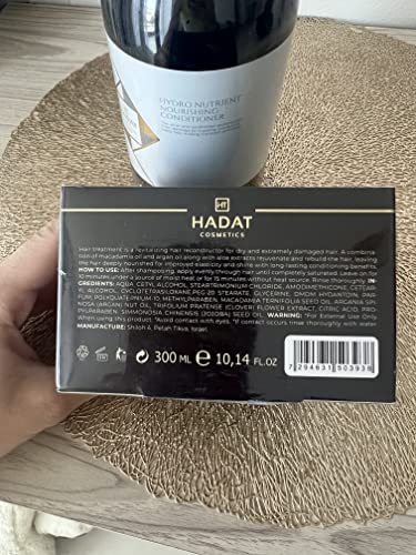 HADAT Cosmetics hydro liquid silk treatment "Liquid Silk" Hair Mask - deep restoration and hydration, healthy shine and split end prevention for dry and damaged hair