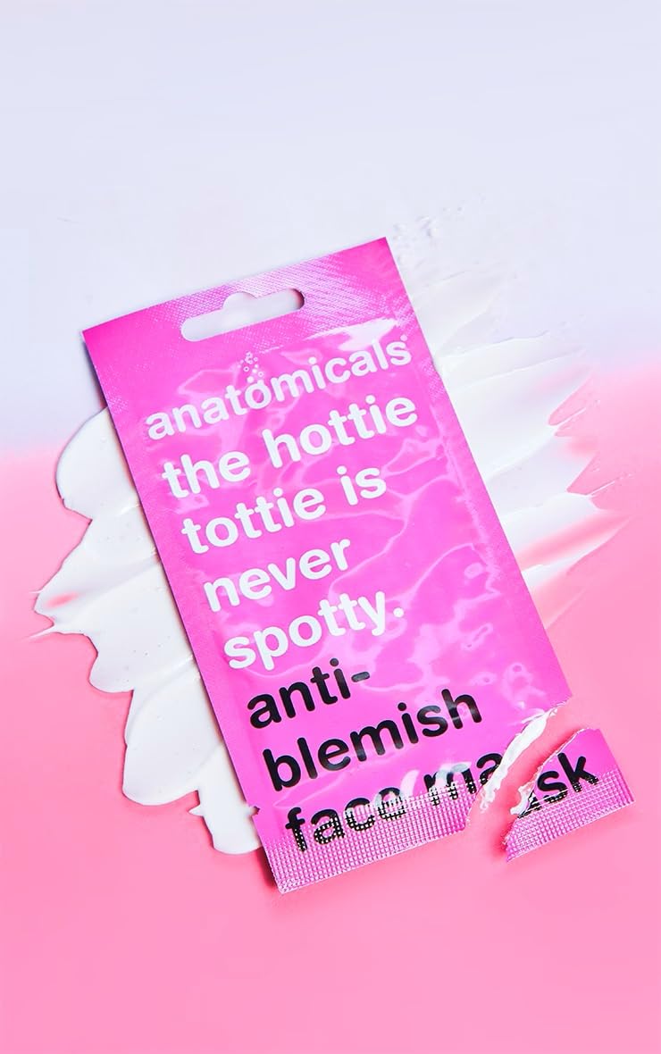 anatomicals Anatomicals Anti Blemish Beauty Face Mask 15ml - The Hottie Tottie is Never Spotty, Face Masks Skincare Bundle, 3 Pack