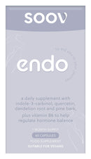 Endo by Soov | Multivitamin to Support Endometrial Health | 60 Vegan Capsules | G&G Vitamins