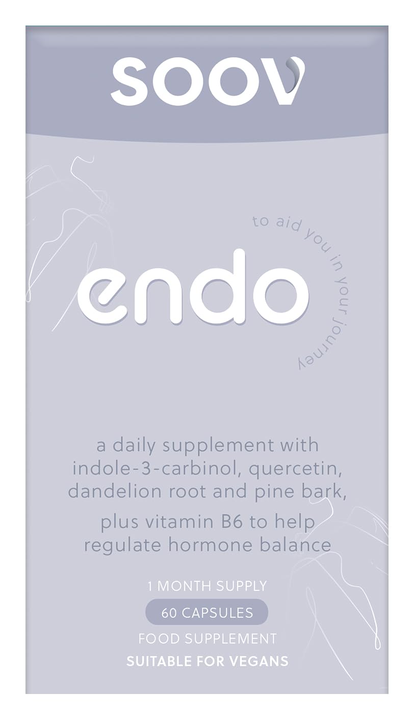 Endo by Soov | Multivitamin to Support Endometrial Health | 60 Vegan Capsules | G&G Vitamins