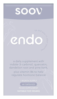 Endo by Soov | Multivitamin to Support Endometrial Health | 60 Vegan Capsules | G&G Vitamins