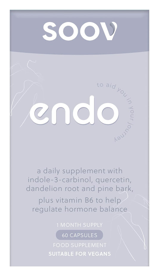 Endo by Soov | Multivitamin to Support Endometrial Health | 60 Vegan Capsules | G&G Vitamins
