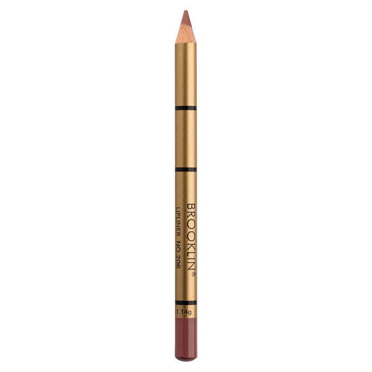 IMPALA | Brooklin Waterproof Lipliner Color Pink Brown 206 | Permanent lip profiler | Water resistant lipstick | Long-term lipliner