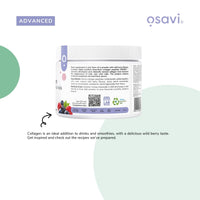 OSAVI Osavi Collagen Hair, Skin & Nails – 150 g Powder | 30 Doses | Wild Berry Flavor | VERISOL® Collagen Peptides for Hair Thickness, Skin Elasticity & Nail Strength | Reduces Wrinkles & Cellulite
