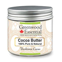 Greenwood Essential Cocoa Butter (Theobroma cacao) Natural Therapeutic Grade 100gm