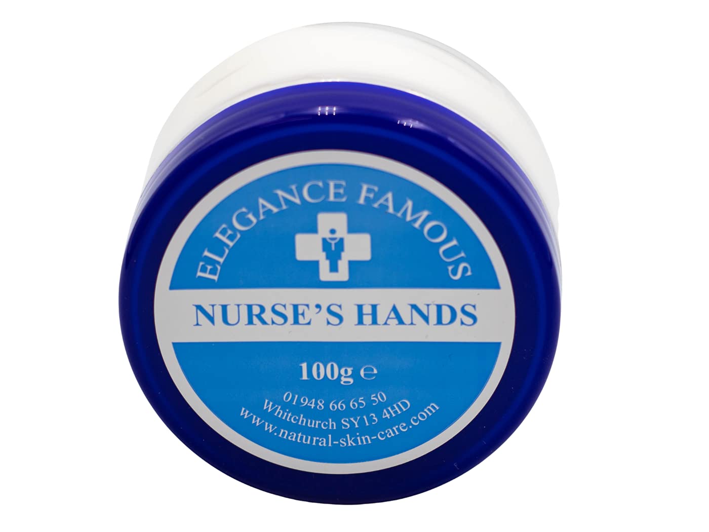 Nurses Hand Cream 100g by Elegance Natural Skin Care Repair, Restore, Nourish Dry Chapped Hands Nurse Nurses GP Hospital Doctor Medical Handcream