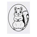Azeeda 'Jolly Squirrel' Temporary Tattoo - Water Resistant, Skin-Safe, Non-Toxic Transfer (TO00078279)