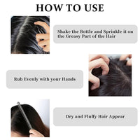 LOPHE Hair Volume Powder, Invisible Hair Texturising Powder with 360⁰ Rotate Nozzle, Volumising Hair Products for Women & Men, Non-Sticky Hair Thickening Powder for Instant Texture, Volume and Oil Control