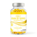 Vitamin D Gummies Adults 1000iu | Lemon Flavour | Suitable for Vegetarians Children Over 12 Years GMO & Gluten Free