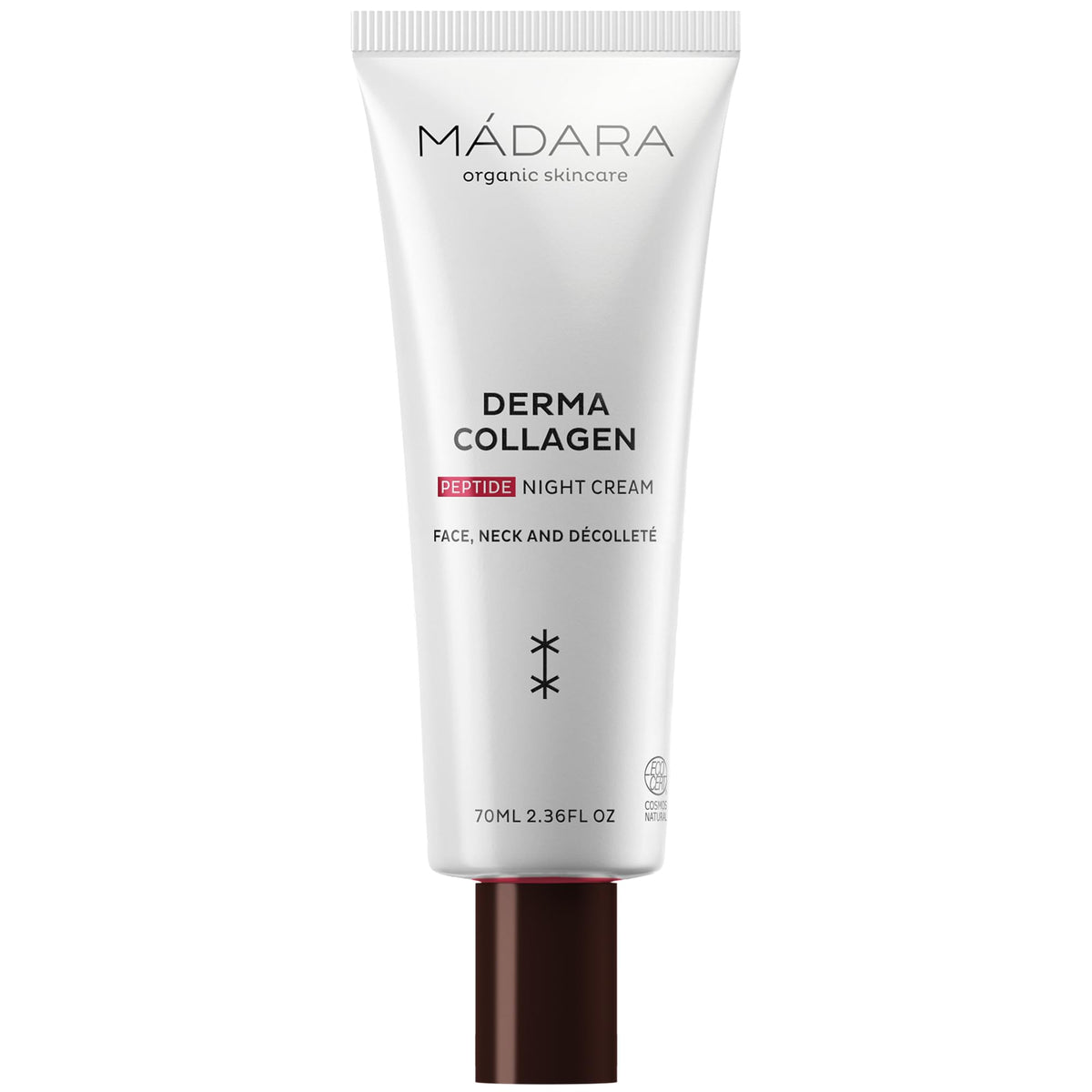 MÁDARA MADARA Organic Skin Care Derma Collagen Night Source Sleeping Cream – Overnight Hydrating & Firming Cream with Peptides, Algae & Hyaluronic Acid for Anti-Aging & Skin Renewal, 70ml