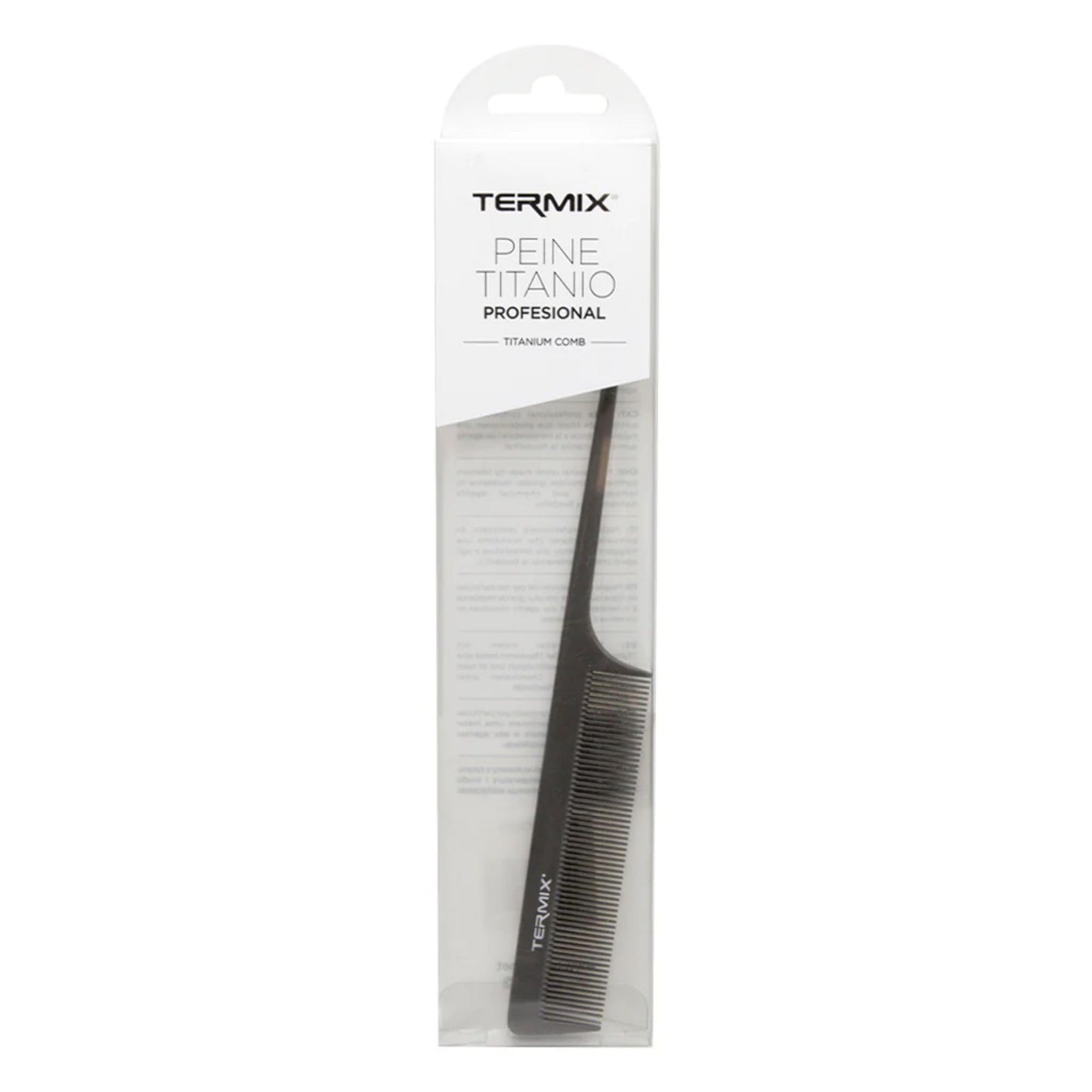 Termix Professional Titanium Comb with Fine Teeth For Colouring and Treatments Comb with titanium teeth that are highly resistant to temperature and chemical agents