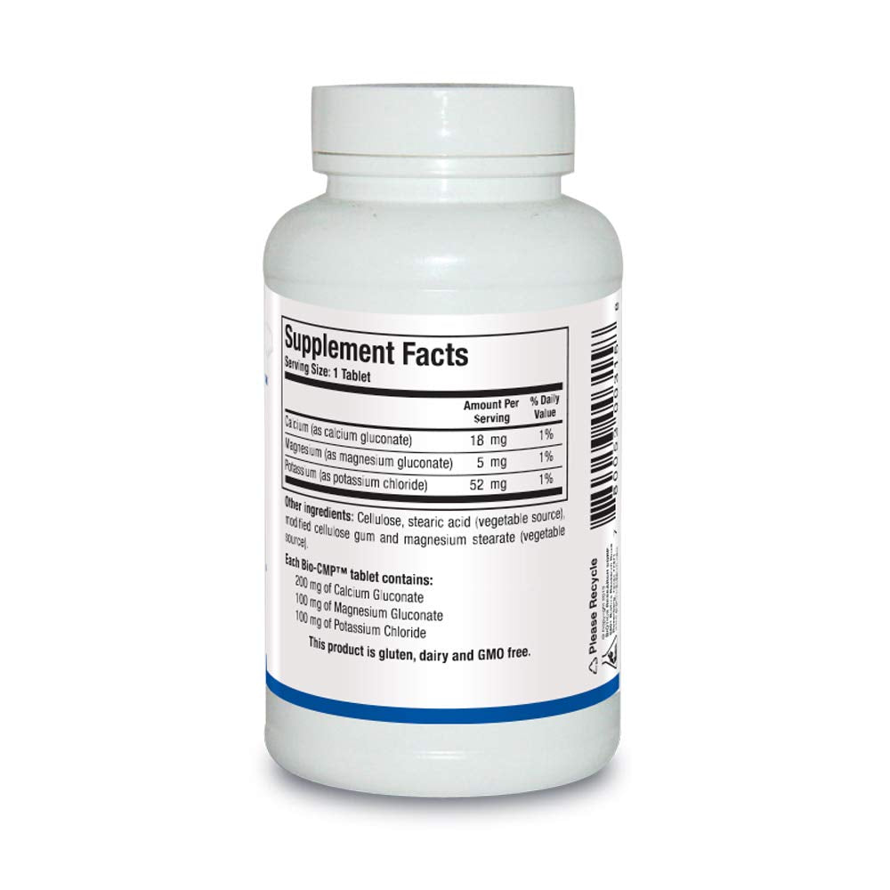 Bio CMP from Biotics Research Calcium, Magnesium and Potassium Supplement, Supplies Electrolytes That Provides Relief for Muscle Cramps and Fatigue, Supports Healthy Metabolism 250 Tablets