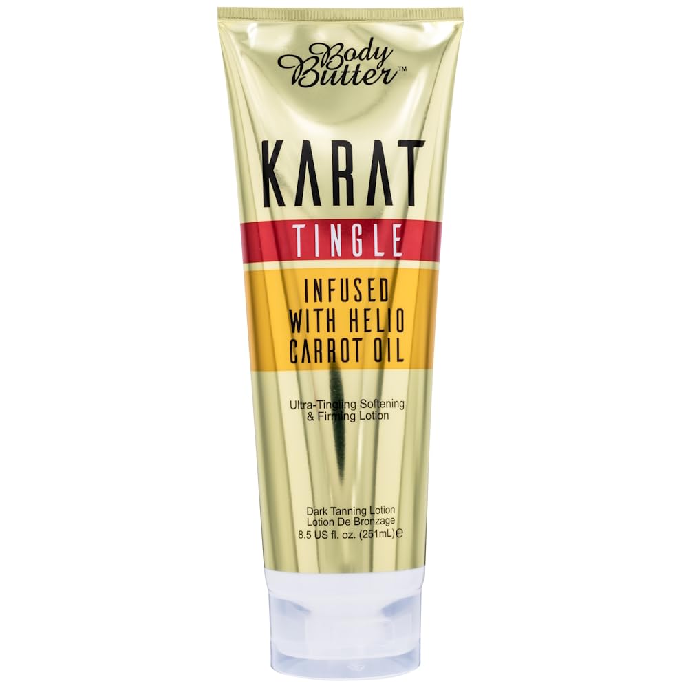 BODY BUTTER Body Butter Karat Tingle Tanning Lotion - Infused with Helio Carrot Oil (251ml)
